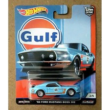 Hot Wheels Guif '69 Ford Mustang BOSS 302②