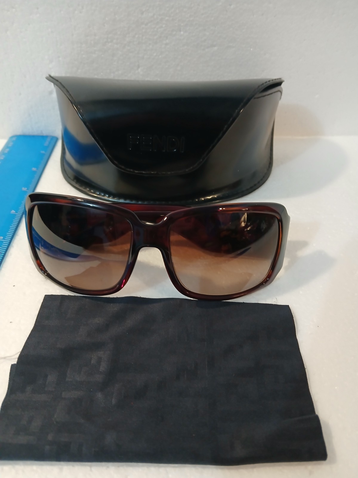 Fendi Oversized Rectangular Sunglasses FS500 238 … - image 2