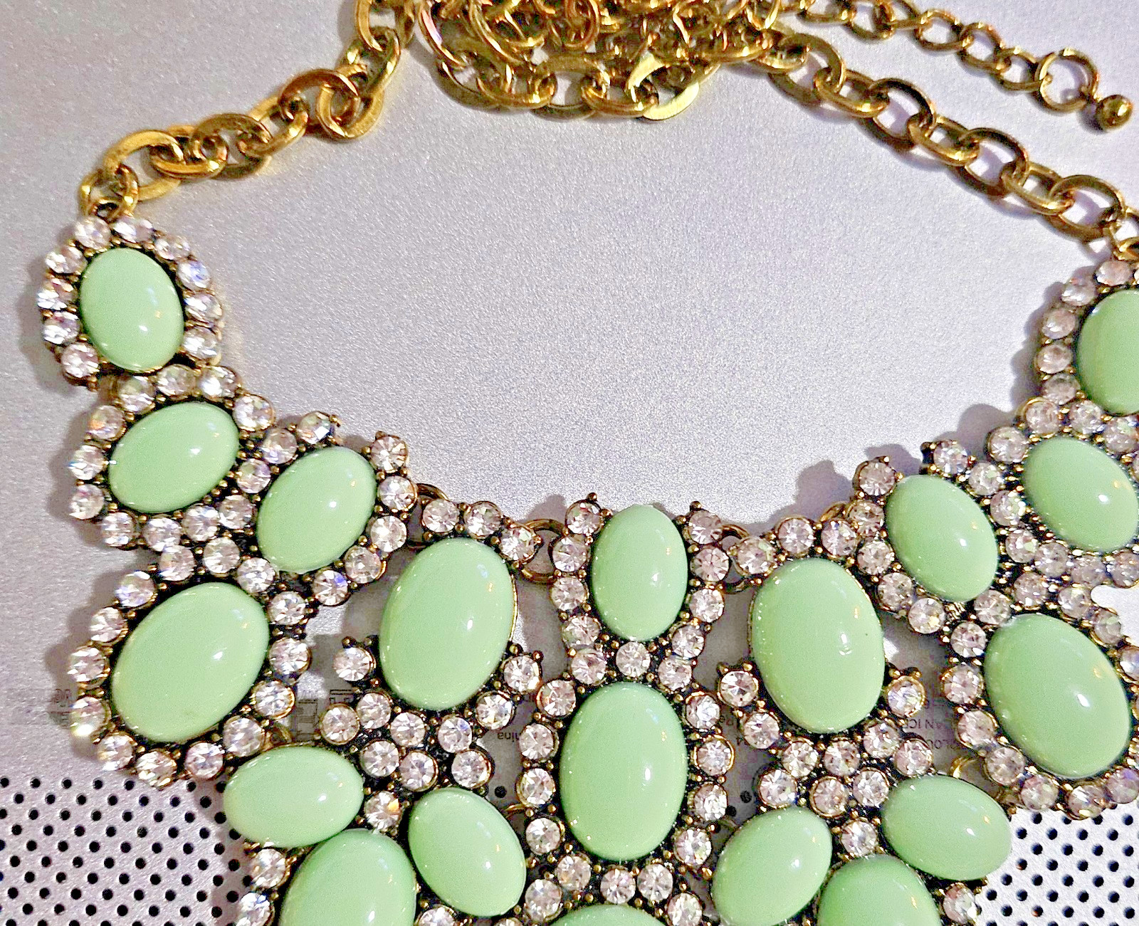 Bib Statement Necklace - image 1