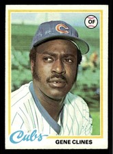 1978 Topps Gene Clines #639 - Chicago Cubs