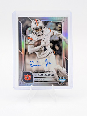 2025 Bowman Chrome U Eric Singleton Jr Refractor Variation Auto /299 #BCA-ESI
