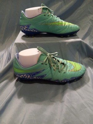 NIKE Hypervenom Phantom II AG Hyper Turquoise Green Soccer Cleats US 8.5 UK 6