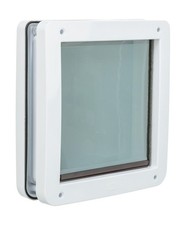 Trixie Pet Products 2-Way Locking Dog / Cat Door, Medium to X-Large Dogs, White