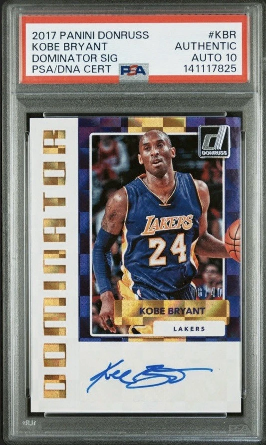 Kobe Bryant Professional Sports Authenticator (PSA) Basketball
