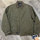 Men's Dockers Bomber Harrington Style Olive Green Jacket NWT Vintage Medium