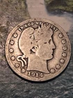 1914 "D" Silver Barber quarter