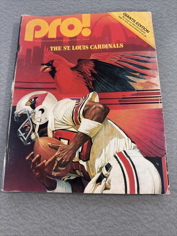 PRO! Magazine - September 9, 1979 - New York Giants Edition Cardinals vs. Giants