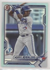 2021 Bowman Draft 1st Edition Sky Blue Foil Miguel Hiraldo #BD-98 0c3e