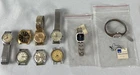 Vintage Watches Lot Of 9 Belforte Seiko Crawford Lord Cromwell ( 2 NOS Technos)