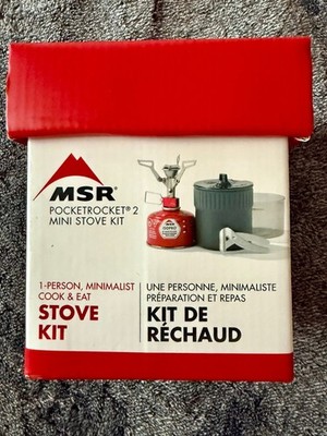 MSR PocketRocket 2 Mini Stove Kit New Sealed Backpacking Cook Set Ultralite Gear