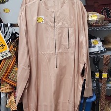African Kaftan Set Brown Men's Large Traditional Ethnic Clothing Outfit