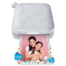 IMPRESORA FOTOGRÁFICA INSTANTÁNEA PORTÁTIL HP SPROCKET 2 X 3" LUNA PEARL NUEVA