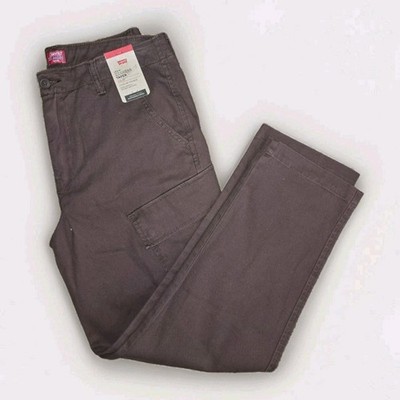 Levi s XX Cargo Taper Pants Men's 32x30 Delicioso Brown Stretch Poplin Chino NEW