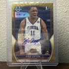 2022-23 Bowman Chrome Prospect Autographs Kyle Lofton Gold Refractor /50