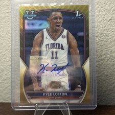 2022-23 Bowman Chrome Prospect Autographs Kyle Lofton Gold Refractor /50 