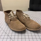 Repro. 19th Century-Style Suede Leather Shoes, "Crown Vintage" brand - SZ 11.5