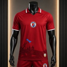 Haiti Soccer Jersey Red Football Shirt Adult Sizes S New