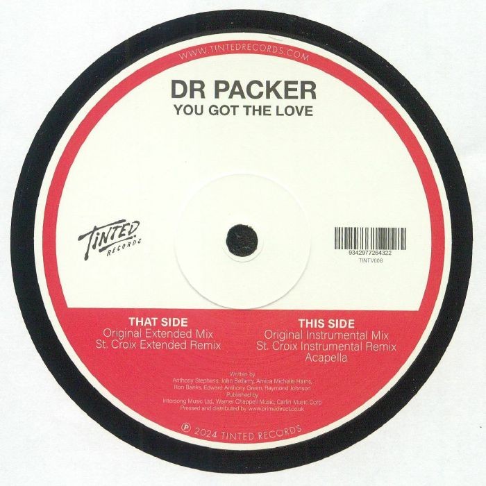 DR PACKER - You Got The Love - Vinyl (12"")