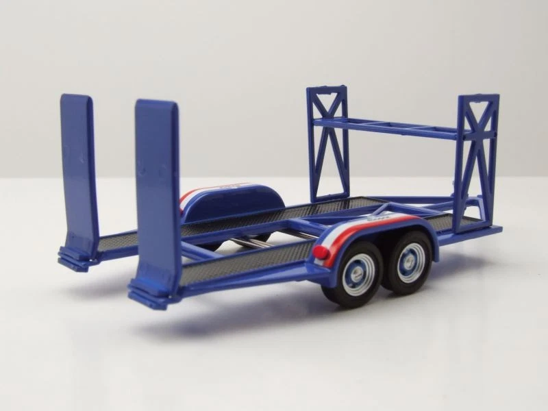 Trailer Rimorchio MOPAR Blu Per Modelli 1:43 GMP - Immagine 2 di 4