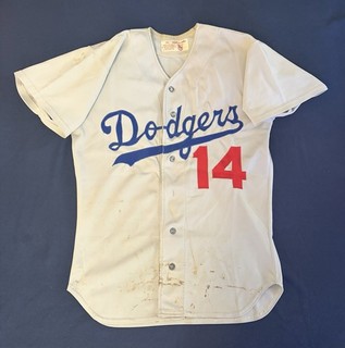 Dodgers Game Used Jersey 1970’s era Goodman and Sons Road Retired Number 14 Nice