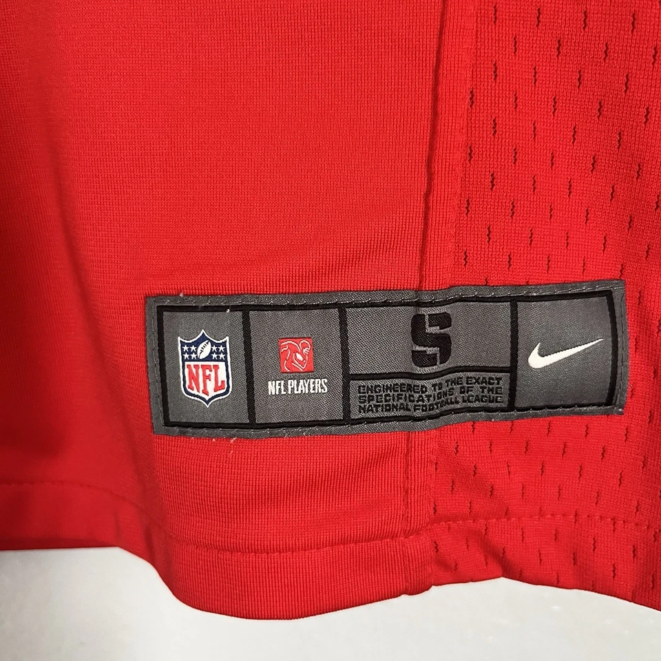 Camiseta deportiva de los Kansas City Chiefs Jamaal Charles #25 NFL On Field juvenil pequeña 8 roja Foto 4 de 4