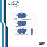 GNC P0967 BremsbeläGe Vorne FüR Audi A6 C5 A4 B7 B6 B5 94-