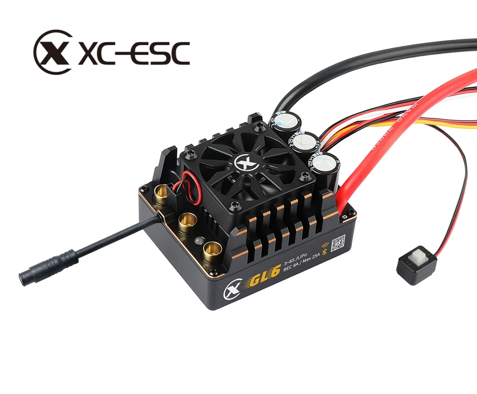 XC COMBO FOC for CRAWLER 1/6: BRUSHLESS MOTOR GL4990 1500KV + GL6 ESC 200A 4-8S - Image 4 of 4