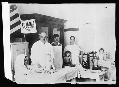 Children's clinic in Sambor, Poland, equipped by the American Red Cross
