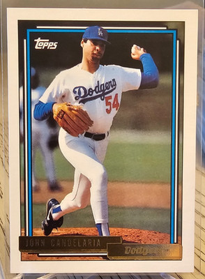 1992 Topps Gold John Candelaria #363 Dodgers