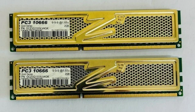 4GB Kit (2 x 2GB) OCZ OCZ3G1333LV4GK PC3-10666 1333MHz Computer Memory Kit - Image 2 of 4