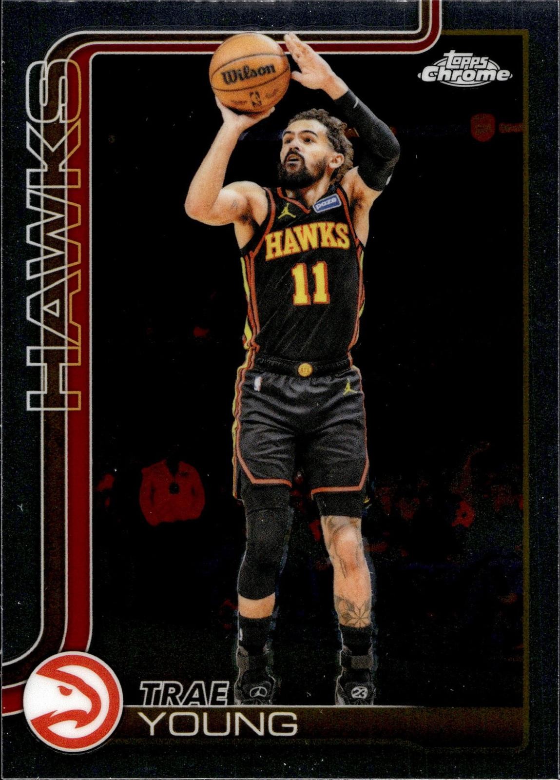 2025-26 Topps Chrome Update #36 Trae Young