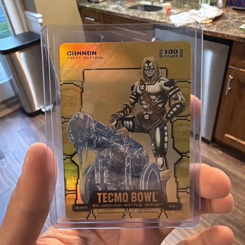 Bo Jackson Battle Arena Tecmo Bowl Rich Gannon - Cannon Endzone Ice Battlefoil