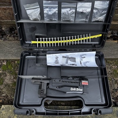 Simpson Quik Drive QDPROLDHG2 Faserzementplatte Befestigungsset im Kunststoffkoffer