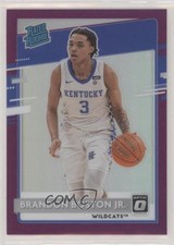 2021-22 Panini Chronicles Draft Picks Purple 34/49 Brandon Boston Jr #225 tm7