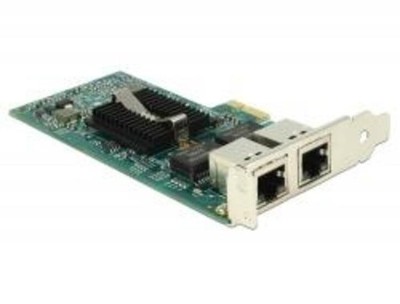 DeLOCK PCI Express x1 Karte zu 2x RJ45 Gigabit LAN i82576