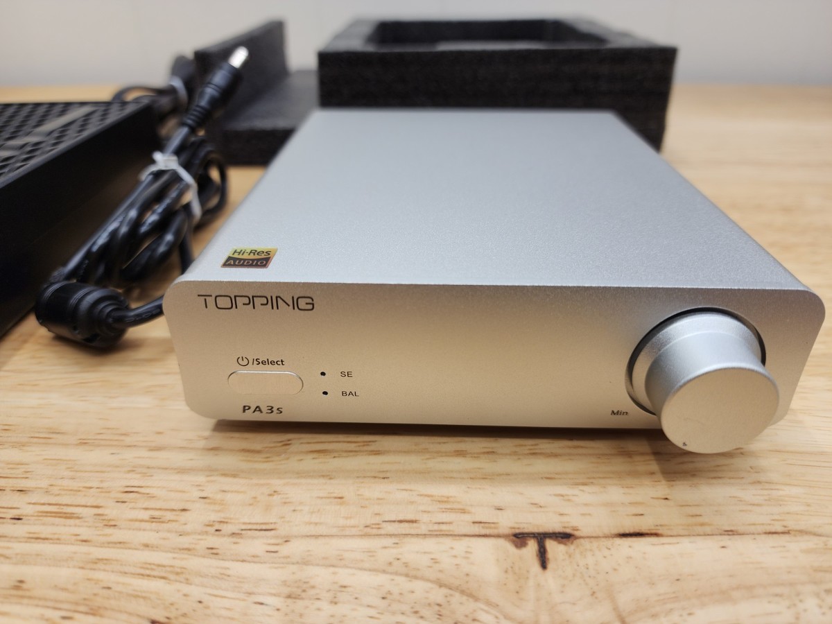 Topping PA3s シルバー Fanmusic TOPPING PA3s 80W×2クラスDアンプ