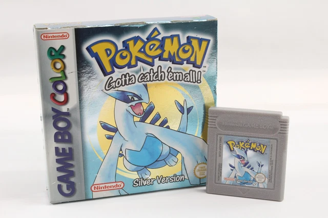 Lot 30 Pokemon Silver Version Gameboy Color Boxed Complete