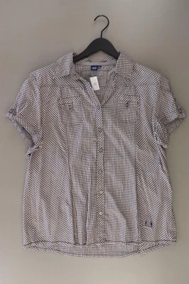 ⭐ Cecil Karobluse Regular Bluse für Damen Gr. 48, XXL kariert Kurzarm braun ⭐ - Bild 1 von 4