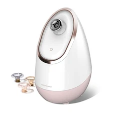 Vanity Planet Aira Ionic Facial Steamer (Rose Gold) - Pore Cleaner That Detox...