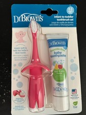 Dr. Brown'sTM Infant-to-Toddler Toothbrush Set, Pink