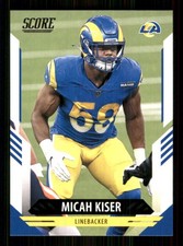 2021 Score #254 Micah Kiser Los Angeles Rams TW4252