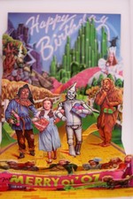 PopShots 3D Wizard of Oz Birthday Card PS 176 Vintage Pop Up