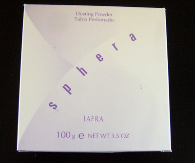HTF New in Box  JAFRA 3.5 oz SPHERA Dusting Powder Talco Perfumado 100 g