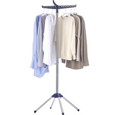 Clothes Drying Rack Foldable, 59 inch Tripod Laundry Drying Rack Indoor with ...