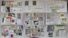 Large Lot Stamps Cutting Dies Embossing Folders New  Used Various Brands