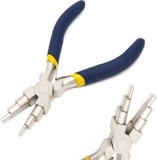 6-Step Jewelry Bail Making Pliers, 3-10mm Wire Looping Tool