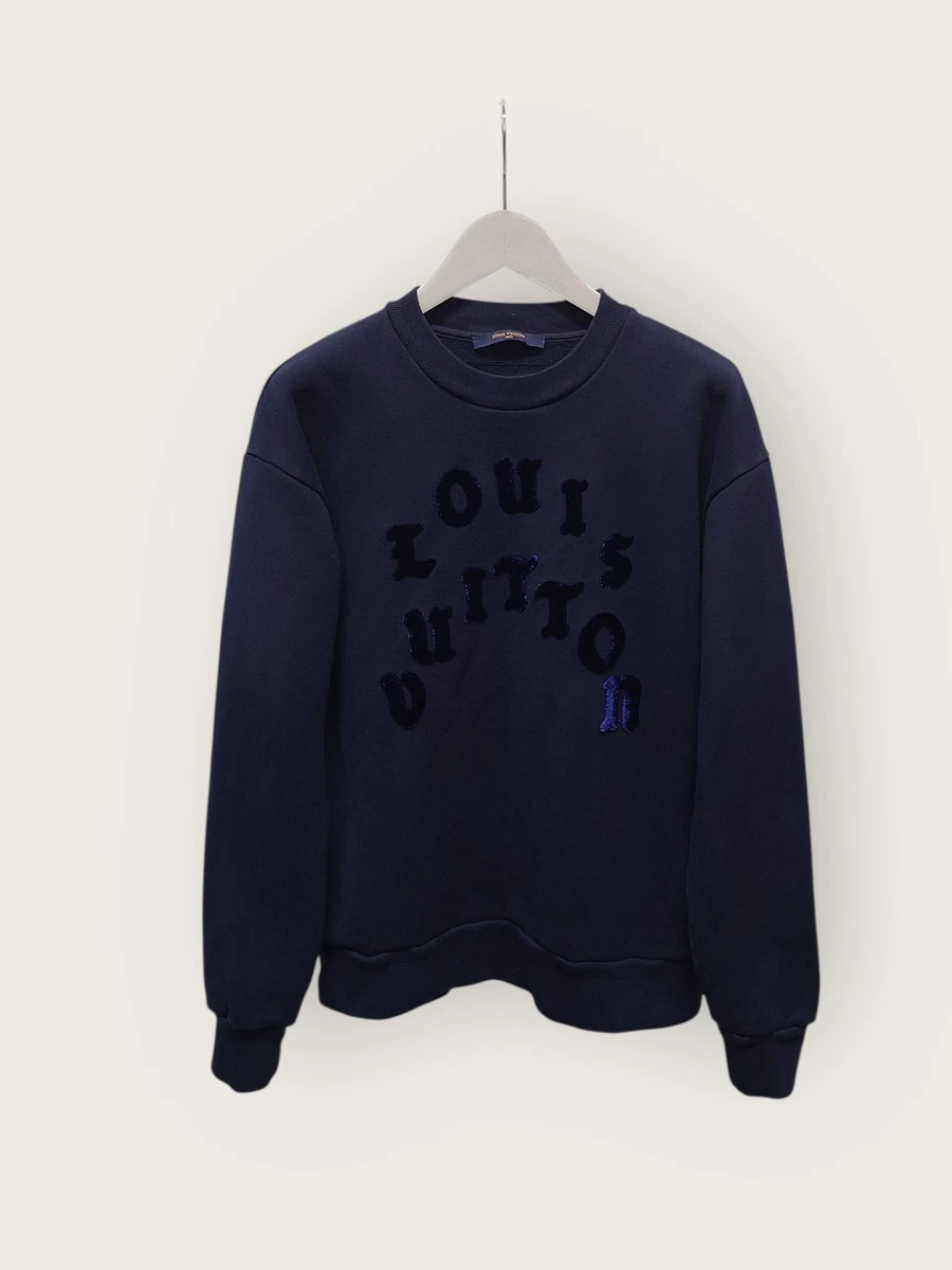 Louis Vuitton Blue Crew Neck Sweaters for Men for sale | eBay