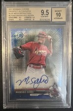 2017 Bowman Chrome BLUE MEGA REF Magneuris Sierra Prospect AUTO /150 BGS 9.5/10