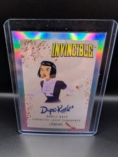  Invincible Dupli-Kate Non-Sport Trading Card Laser Autograph 328 09/99 low 