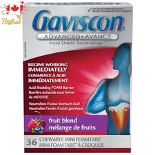 Gaviscon Advanced Strength Chewable Mini Tablets 36ct | Heartburn Relief